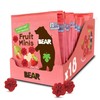 BEAR Real Fruit Snack Minis, Strawberry – (Pack of 18)