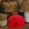 SEWACC Red Yarn for Hand Knitting and Crocheting Clothes Scarves
