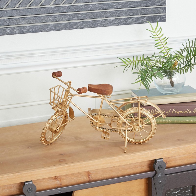 Deco 79 Metal Bike Decorative Sculpture Home Decor Statue, Accent