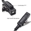 Surveillance Acoustic Tube Earpiece Headset Compatible with Motorola CP180 CP185