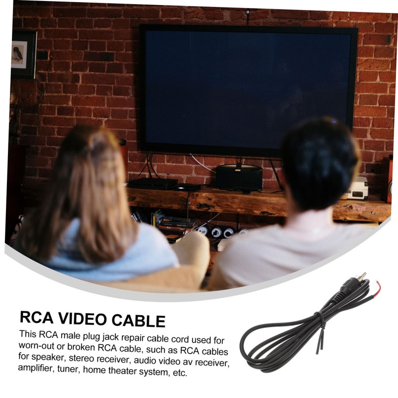 Gatuida 6pcs Male to Bare Wire Audio Video Cable Audio