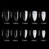 Acrylic Eagle Claw Nails 2 Boxes 200 Pcs White Transparent