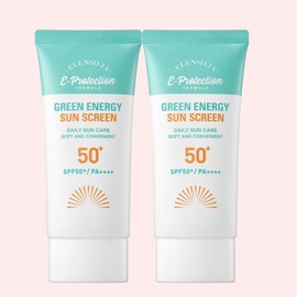 Ellencilla Green Energy Soothing Moisture Sun Cream for the Whole Family SPF50+ UVA++++ 50ml, 2 pcs. / 엘렌실라 그린에너지 온가족 진정 수분 선크림 SPF50+ UVA++++ 50ml, 2개