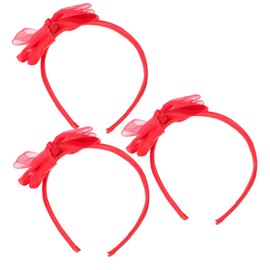Baluue Bowknot Hair Silk Hairband Set Party Hair Decor Holiday Headdress Fashion Accessory