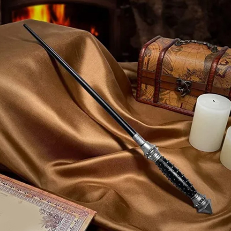 Wizard Wand 15in Length Wood Texture Durable PVC Resin Light