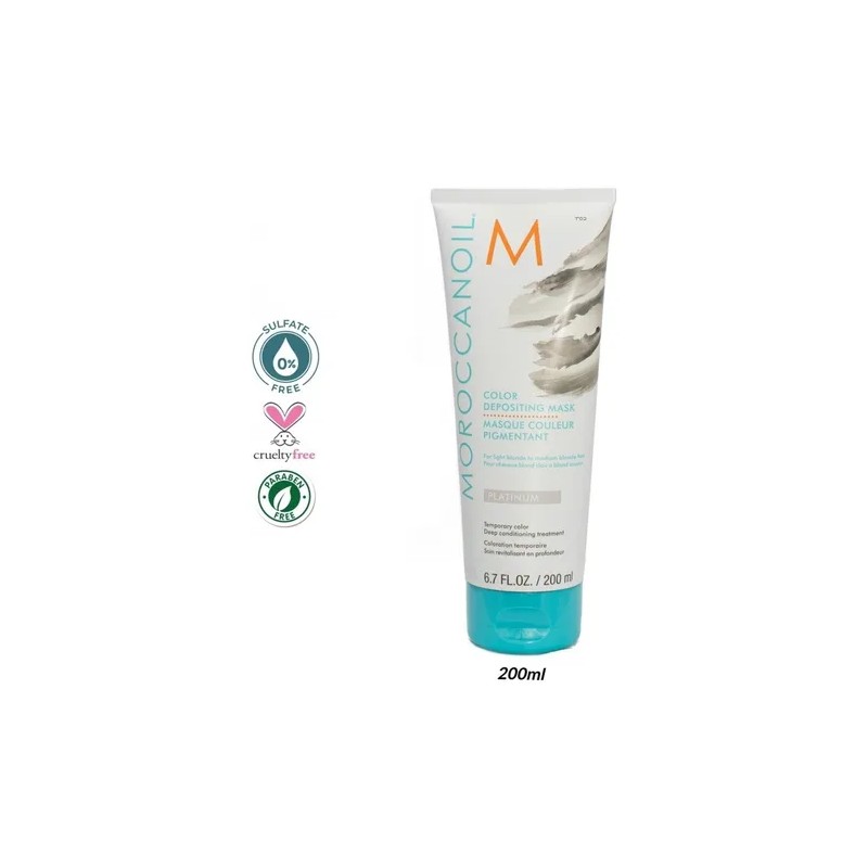Moroccanoil Crema Tratamiento Color Platinum 200 Ml