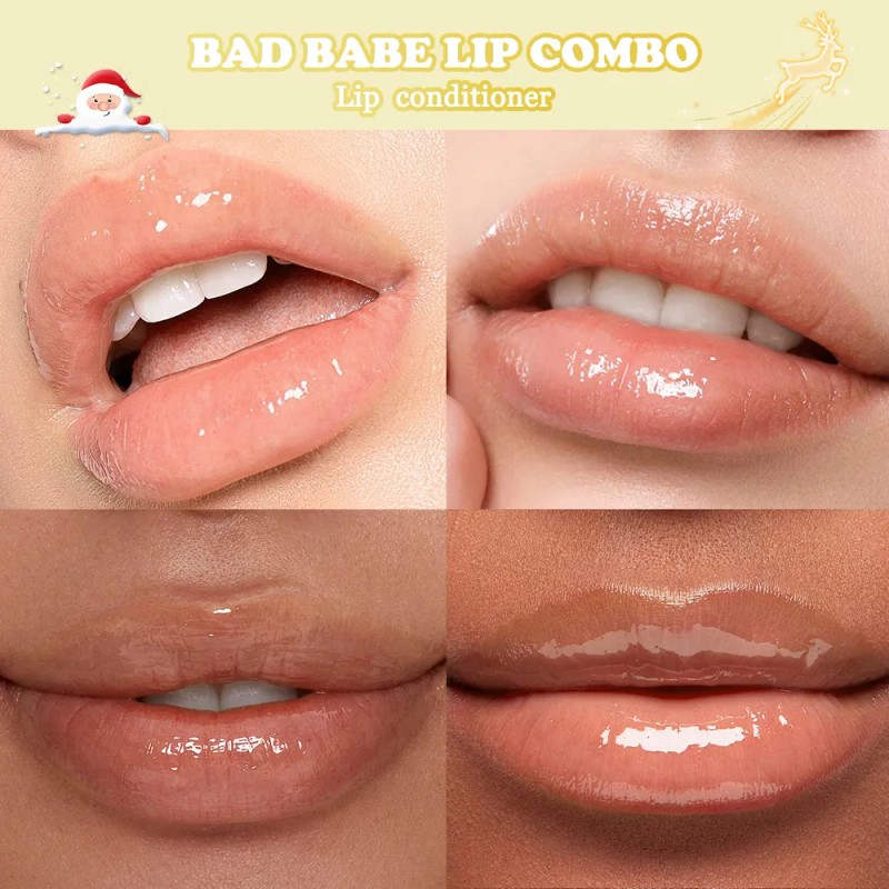 Set De Brillos Labiales, Acondicionador De Labios Y Aceite P