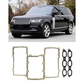 SHSBSCAR Intake Manifold Gasket Set for Land Rover Rover Range 2013-2021/ Sport 2014-2022, LR4 2014-2016 Range Rover VELAR/Discovory/Jaguar LR041681 & LR041680 3.0L SC V6 Petrol Engines