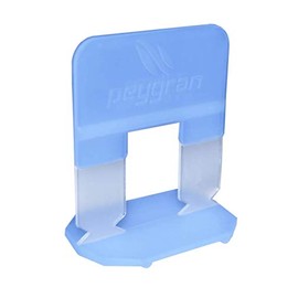 1/51" (0.5mm) Peygran Tile Leveling System - 300 Clips. Lippage free tile and stone installation for PRO and DIY. The most precise and reliable product on the market.