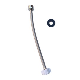 CHOMLEY 12" Toilet Connector Hose, Toilet Supply Hose Extension Compatible with TOTO Series Wash Let Toilet 7/8 Female to 7/8 Male Prevent Leaking of Bidet Sprayer T Adapter Connection to Toilet Tank