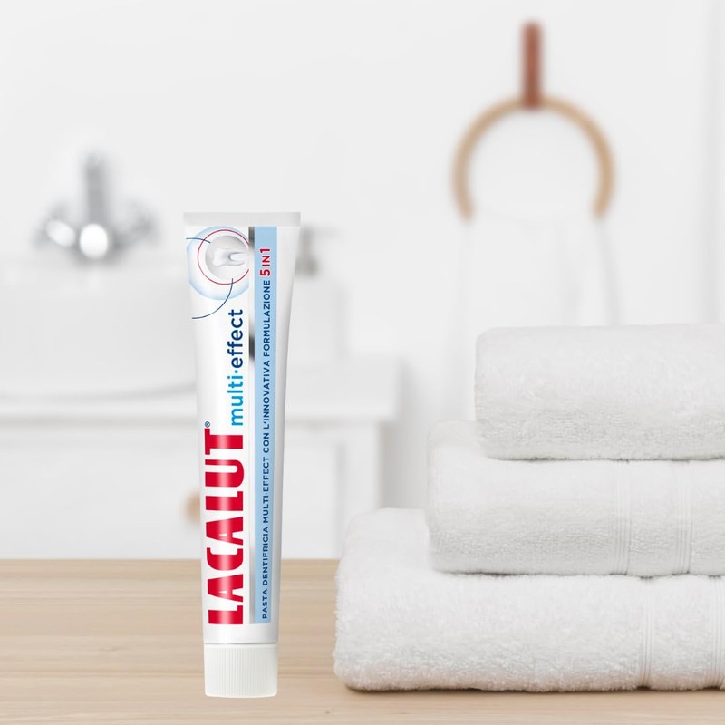 Lacalut Multi-Effect Fluorescent Toothpaste Formula 5 in 1 - 75
