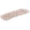 Carlisle 364752400 Flo-Pac Cotton Tie Back Dust Mop, 24" Length x 5" Width