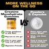 Gomitas De Monohidrato De Creatina 5 G Para Hombres Y