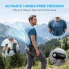LUCYLANKER Ventilatore Portatile, 3-in-1 Ventilatore a Mano con Piastra Rinfrescante,