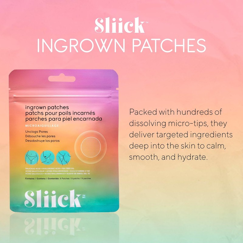 Sliick Parches Post Depilación para Zona Bikini y Piel Sensible,