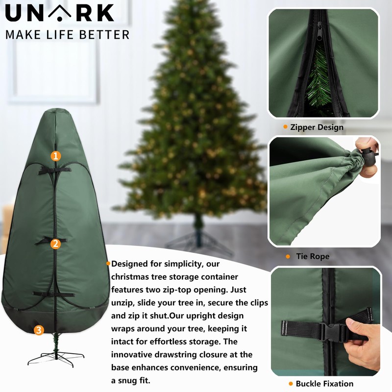 Upright Christmas Tree Storage Bag 9 Foot Tree, 9 ft