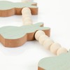 eBoutik - Cute Farmhouse Wooden Easter Bunny Garland Decorative Bunting