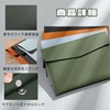 DEVENTORZ A4 File Folder, PU Leather, Document Case, Waterproof, Large