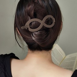 Bun Ponytail Curved Hair Claw Clips - Non Slip Hair Barrettes Bun Ponytail Holder - Banana Hair Clamps Jaw Clips for Women Girls Styling Hair Accessories