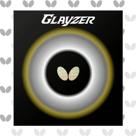Butterfly 06100 Table Tennis, Made in Japan, Rubber Glazer, Soft Back, High Tension, Black (278), Extra Thick