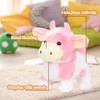 Easfan Walking Pink Cow Interactive Electronic Pet Plush Toy with