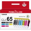 hehua CLI65 Ink Cartridges Replacement for Canon CLI-65 Ink Cartridges
