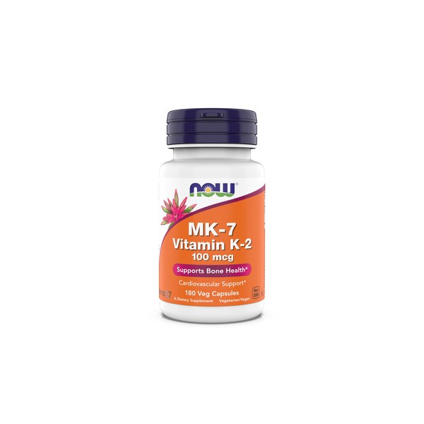 Now Supplements, MK-7 Vitamin K-2 100 mcg, Cardiovascular Support*, Supports