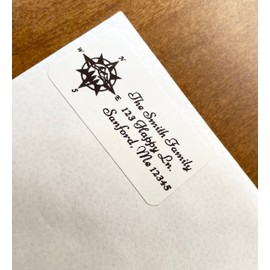 Return Address Labels, Address Stickers, Custom Stickers, Several Designs, 2x1 inch labels, Several Font Choices