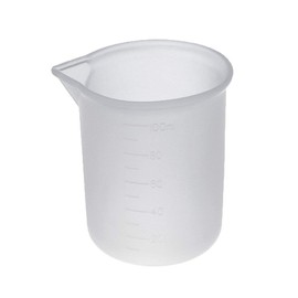 baytronic 220062 Silikon Messbecher, transparent, 100 ml