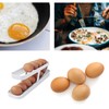 Eabdice Egg Holder Refrigerator, Automatic Rolling Egg Dispenser, Rolling Egg