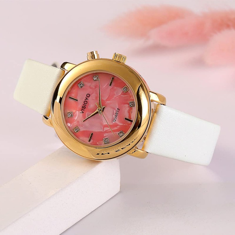VISIONU English Talking Watch with Alarm Function for Ladies, Talking