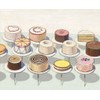 Cakes, 1963 Poster Print by Wayne Thiebaud (32 x 28)
