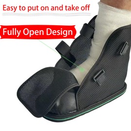 AUSTYLCO New Type Cast Shoe Cover for Foot Adjustable Walking Boots Recovery Cast Shoe Covers,Postoperative Shoes for Foot Sprains Ankle Fractures Toes,Broken Foot or Toe for Left and Right Feet