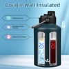 Konokyo 1 Gallon Jug with Handle,128 oz Insulated Water Bottle