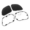 Unbranded Black Front Fairing Speaker Grill Covers Mesh For Harley