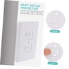 Mipcase 4Pcs Childproof Socket Covers French Style Outlet Plug Protectors