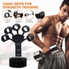 Hand Grip Strengthener 2 Pcs Adjustable Finger Exerciser and Finger