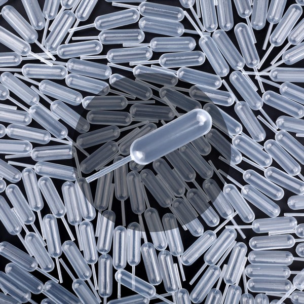 450pcs 4ml Plastic Pipettes Squeeze Transfer Pipettes Strawberry Pipettes Suitable