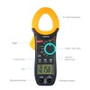NJTY Digital Clamp Meter 4000 Counts Auto Range Multimeter with