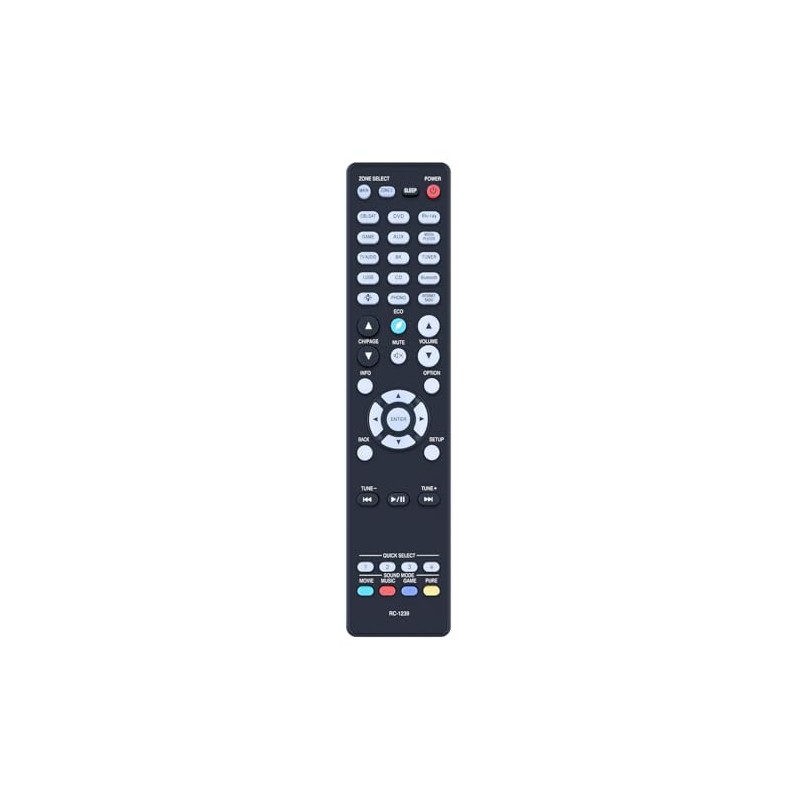 RC-1239 RC1239 Universal Remote Control Compatible for Denon AVR-S960H AVR-X2700H