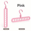 3-Pack 9-Hole Space Saving Clothes Hangers for Closet Organization –