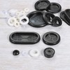 Rebower Rubber Grommet Wire Protectors for Home Office Industrial 14mm