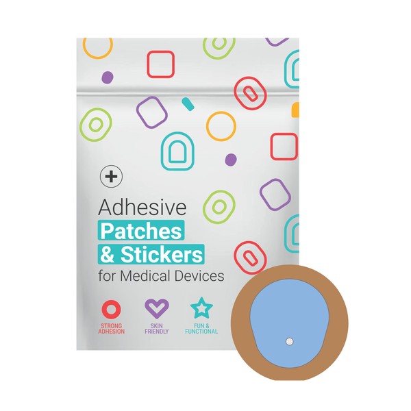 Glucomart Adhesive UnderPatch for Dexcom G7 & Stelo CGM (10-Pack)
