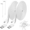 Uogw 2 Pack 20Ft Power Extension Cable Compatible With Wyze