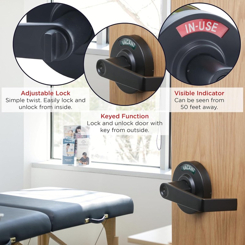 OAKMOORE Keyed Entry Commercial Door Handle | Heavy Duty Commercial