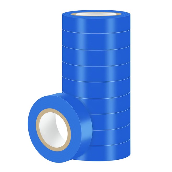 Duccinp Blue Electrical Tape, Flame Retardant Indoor Outdoor Waterproof High