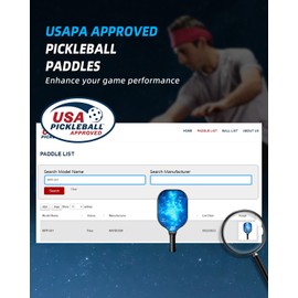 Mayboom Pickleball Paddles Set of 2 or 4, USAPA Approved Pickleball Paddles Set with 4 Pickleball Balls and Pickleball Carry Bag, Fiberglass Pickle Ball Rackets 2 Pack for Beginners(4colors)