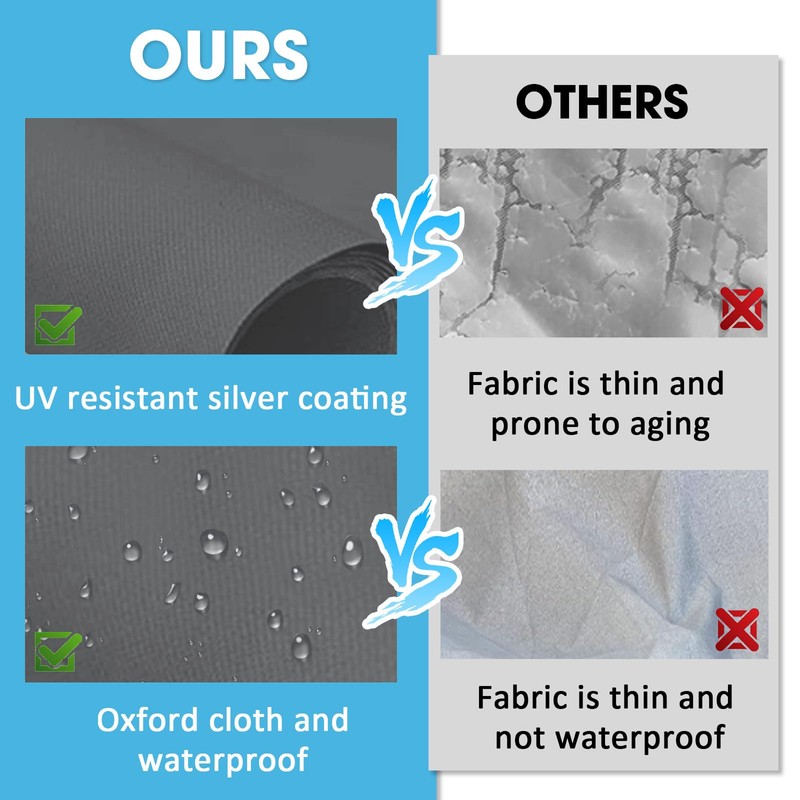 Ericlin 2-Pack Washer and Dryer Covers: Waterproof and Dustproof. Features