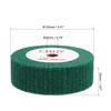 sourcing map 150x50x20mm 180 Grit Non-Woven Polishing Burnishing Wheel Nylon