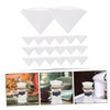 KICHOUSE 100Pcs Coffee Cone Filters Cone Shaped Paper Filters for